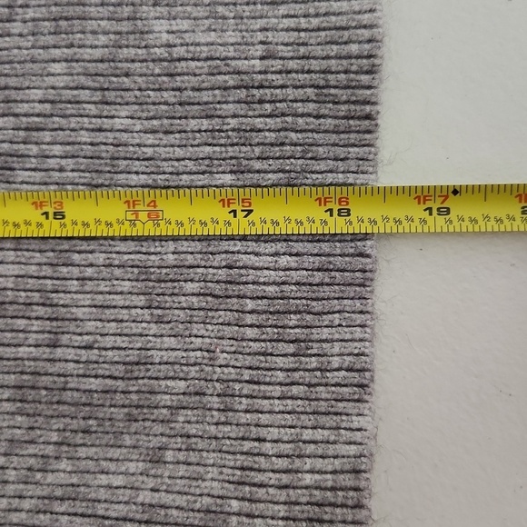 Forever 21 Sweater Womens Turtleneck Balloon Sleeves Ribbed Crop Medium Gray - Picture 7 of 12